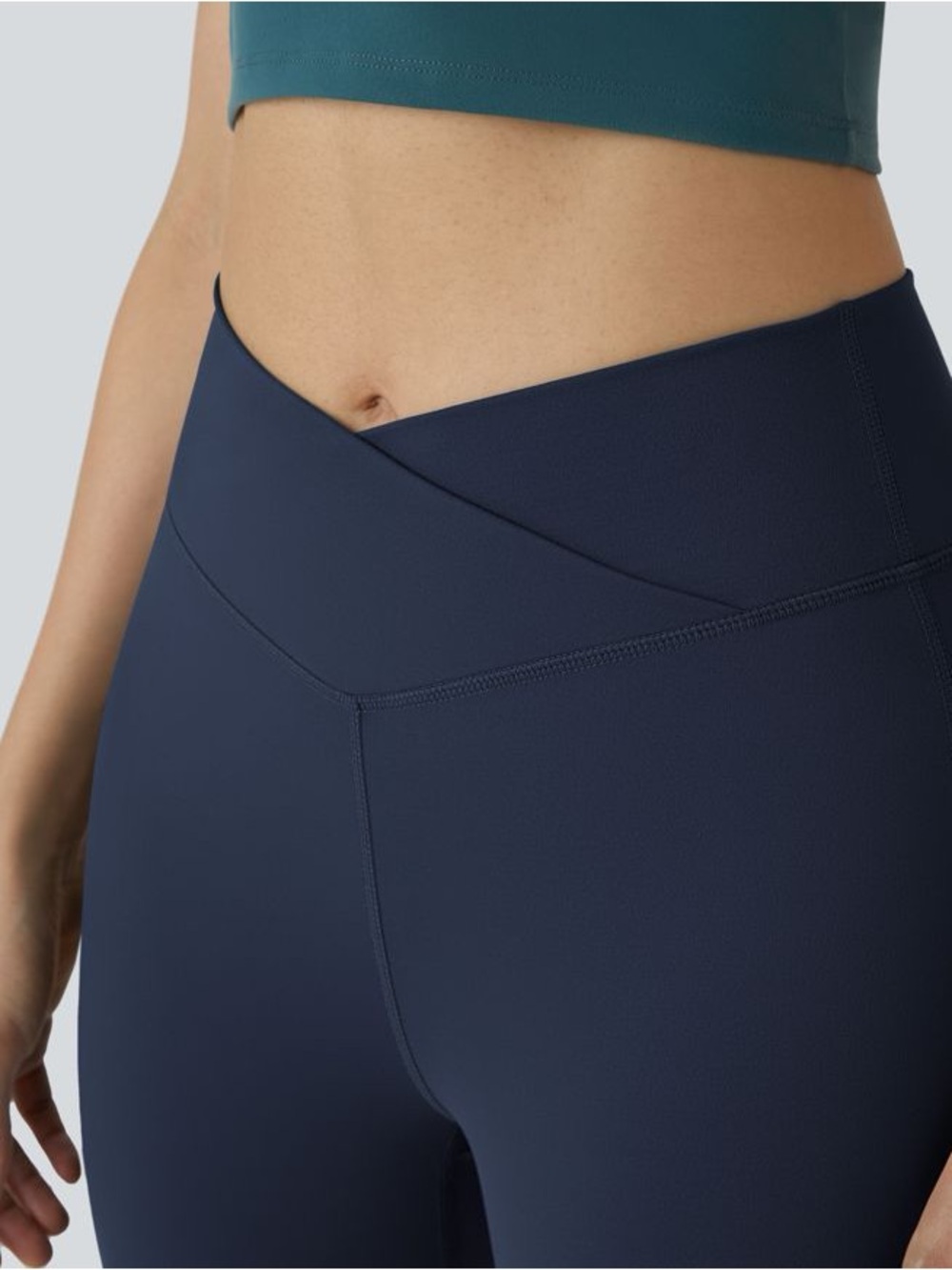 HALARA DayStretch High Waisted Crossover Flare Yoga Leggings